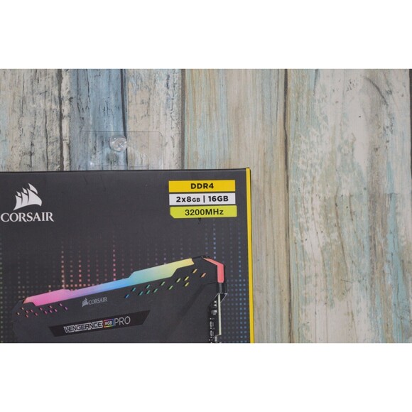 Corsair 3200 MHz RGB 16GB DDR4 SDRAM - Black CMW16GX4M2C3200C16 - Picture 2 of 7